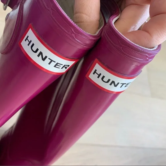Hunter Purple Marionberry Rain Boots - Picture 6 of 7